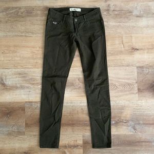 Hollister Dark Green Skinny Jeans